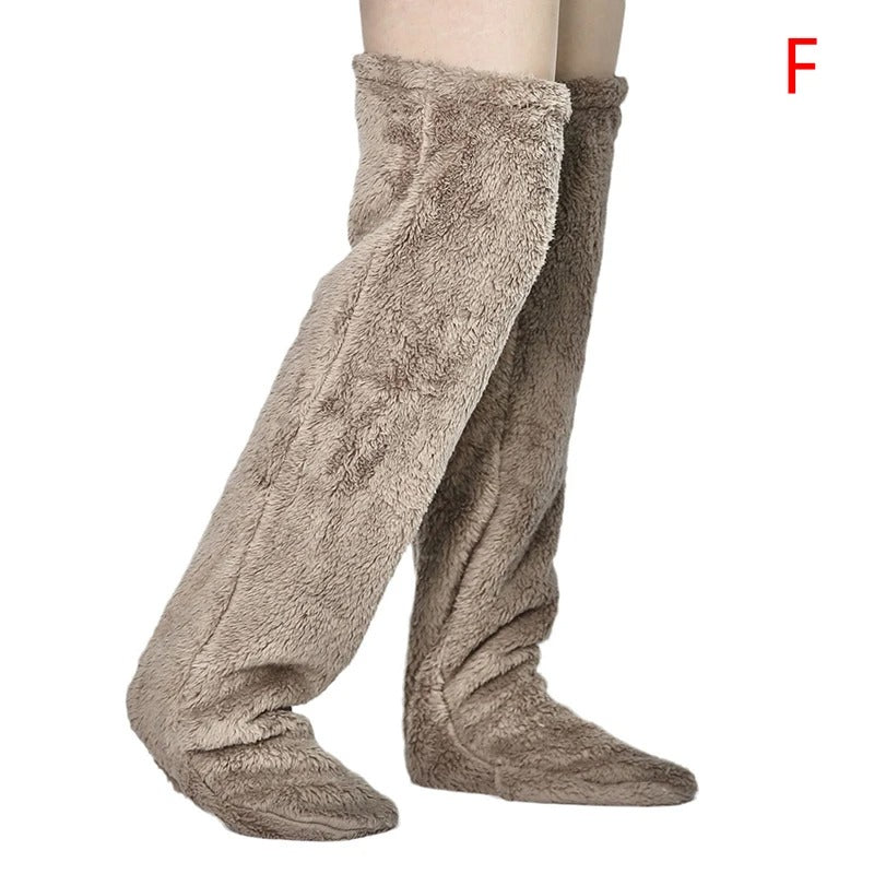 Comfortable long leg warmers | HUGSOCKS