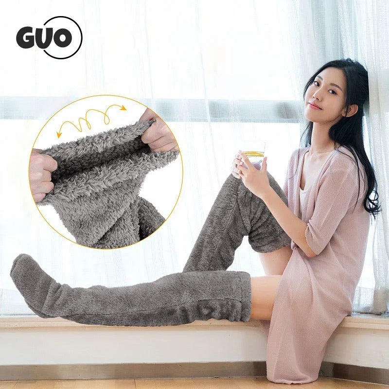 Comfortable long leg warmers | HUGSOCKS