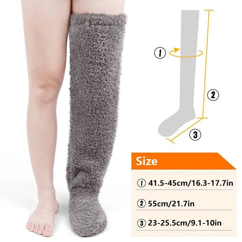 Comfortable long leg warmers | HUGSOCKS